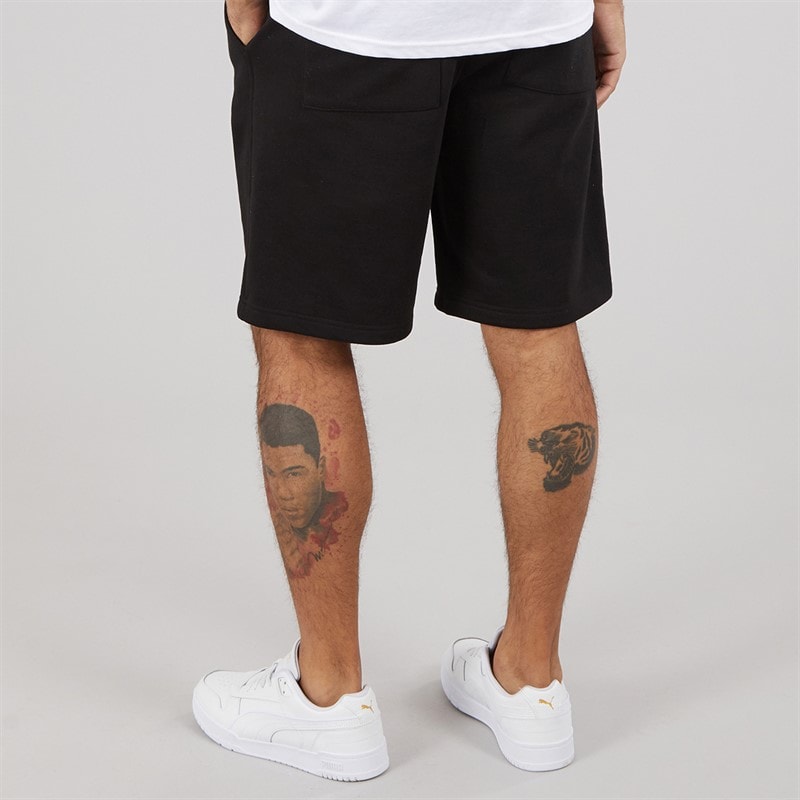 Avant Garde Mens Straight Leg Shorts Black - Image 2