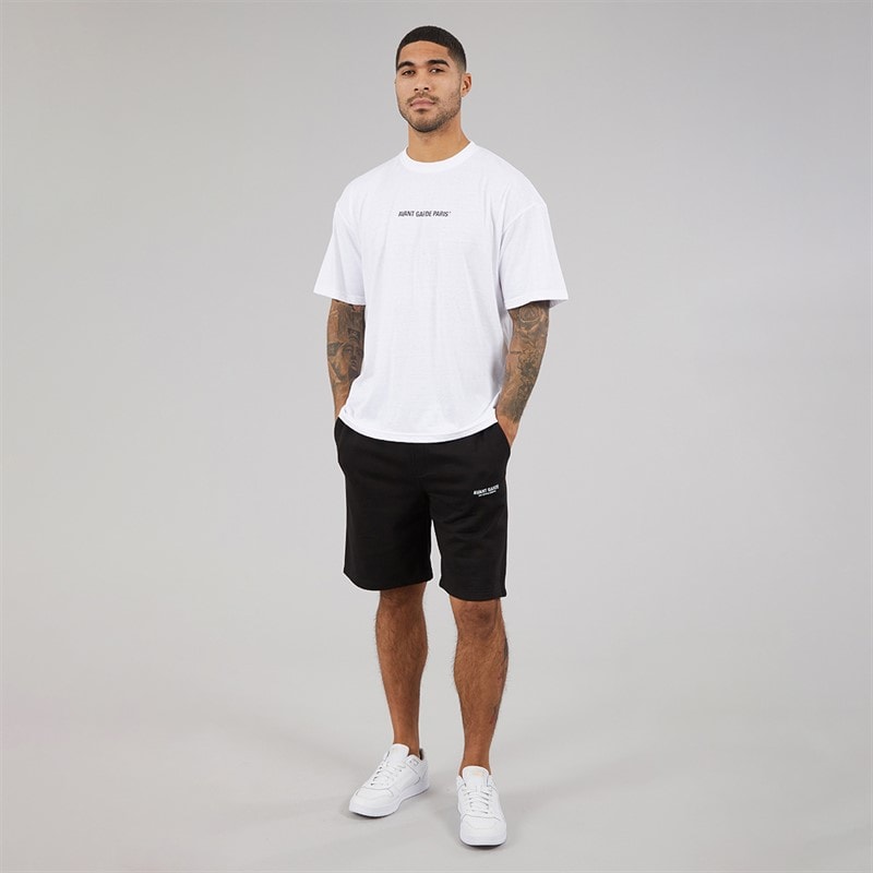 Avant Garde Mens Straight Leg Shorts Black - Image 4