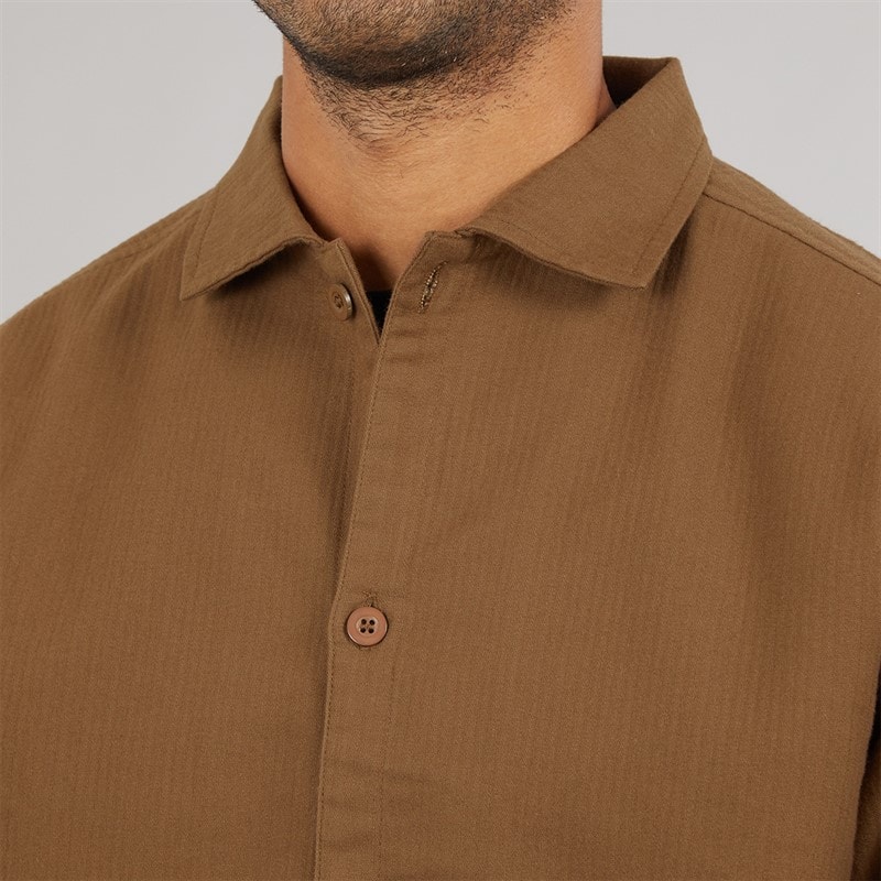 Avant Garde Mens Copponi Cord Shacket Brown - Image 5