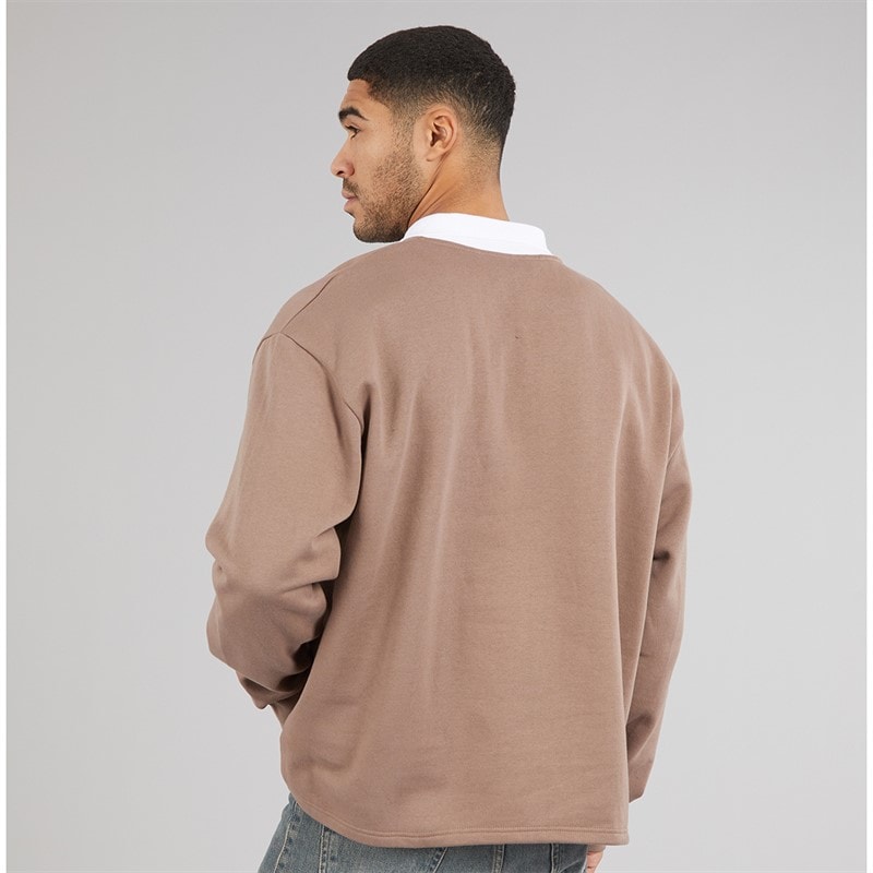 Avant Garde Mens Symbol Rugby Shirt Mink - Image 2