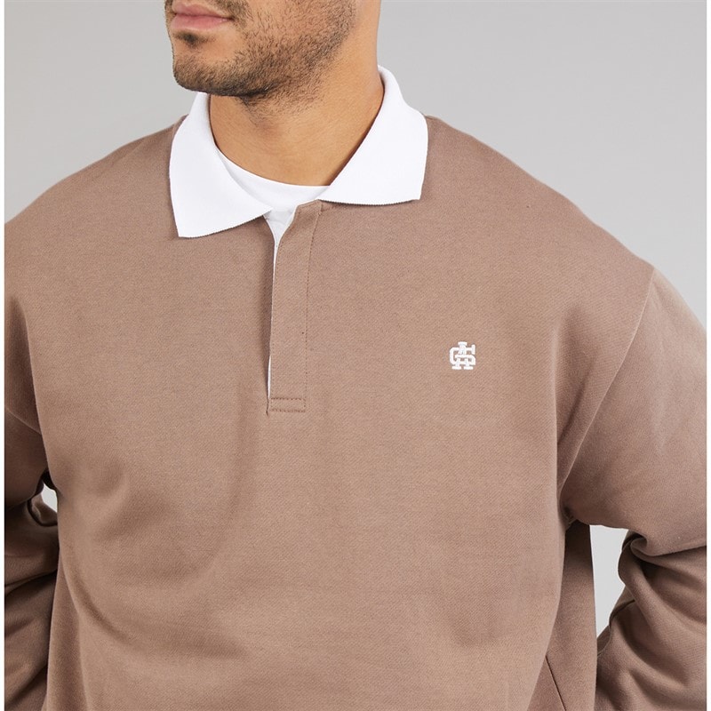 Avant Garde Mens Symbol Rugby Shirt Mink - Image 3