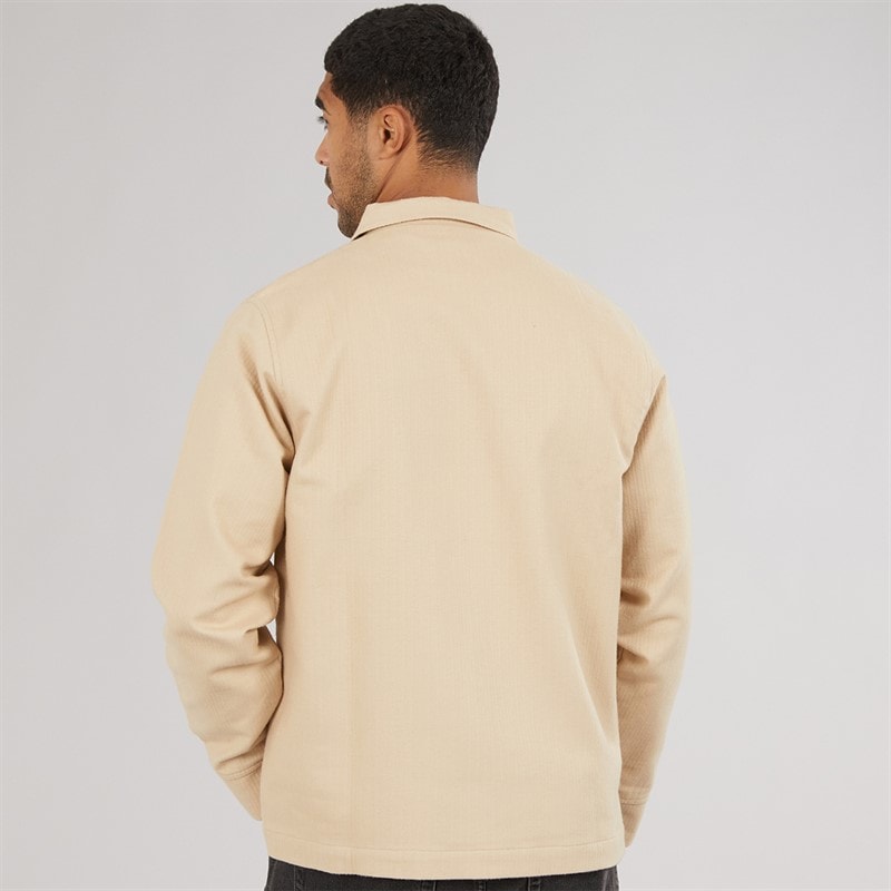 Avant Garde Mens Copponi Cord Shacket Stone - Image 2