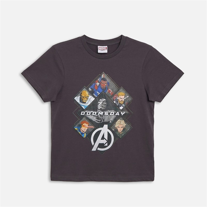 AVENGERS Boys Doomsday Five Pack T-Shirts Multi - Image 5
