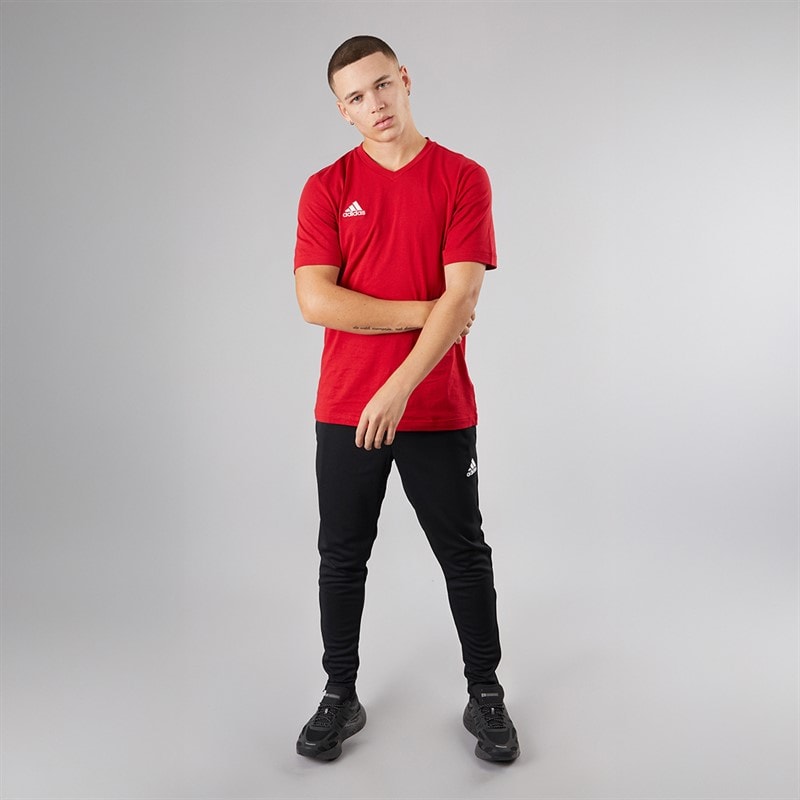 adidas Mens Entrada 22 T-Shirt Team Power Red - Image 4