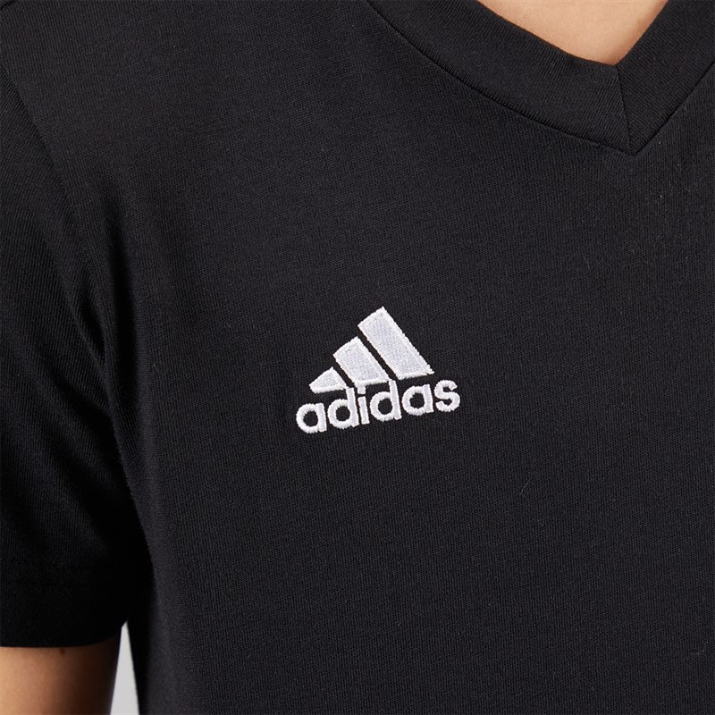 adidas Junior Entrada 22 T-Shirt Black - Image 3