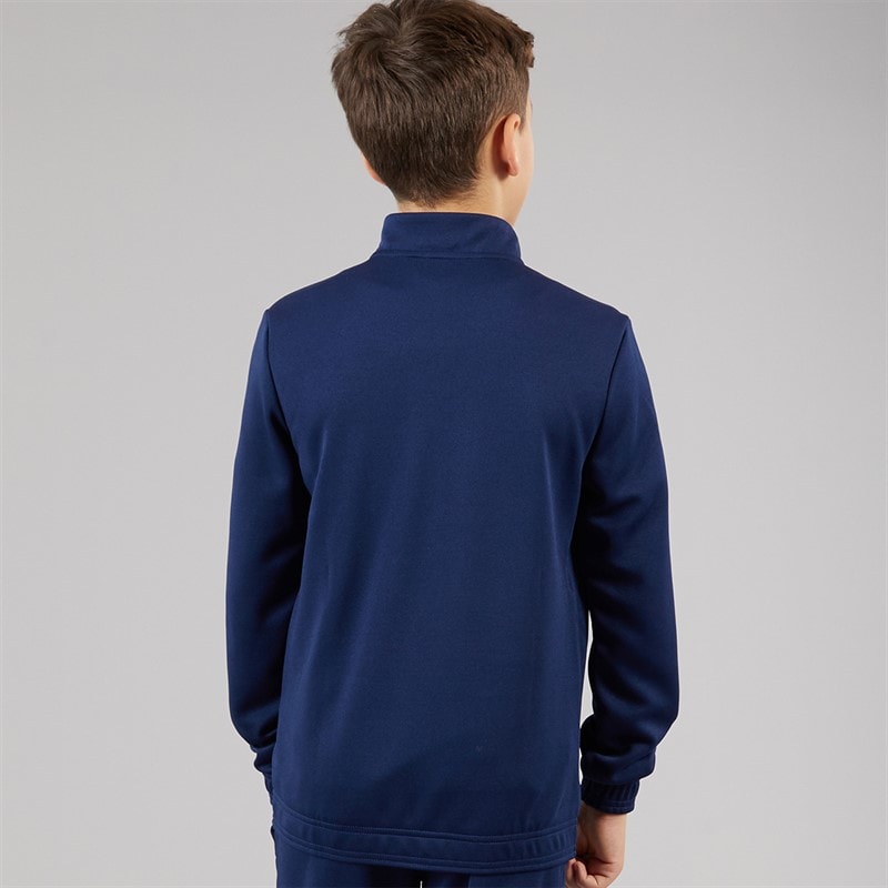 adidas Junior Boys Entrada 22 Poly Track Jacket Team Navy Blue - Image 2