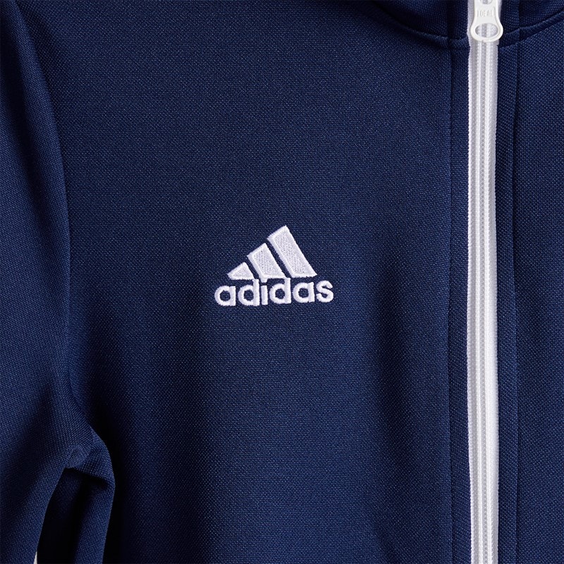 adidas Junior Boys Entrada 22 Poly Track Jacket Team Navy Blue - Image 5