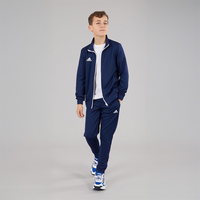 adidas Junior Entrada 22 Poly Track Pants Team Navy Blue - Image 4