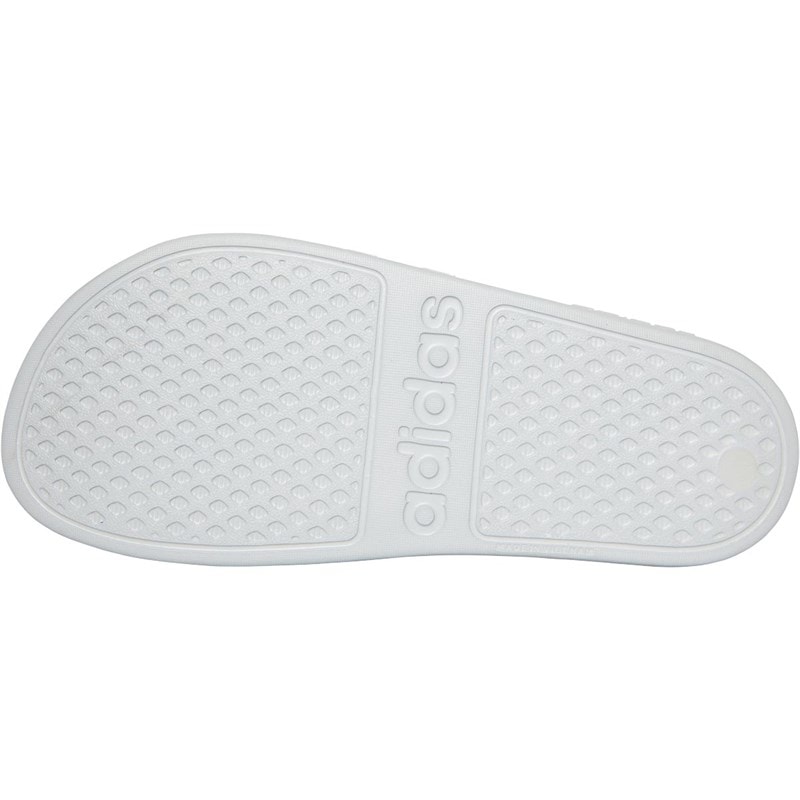 adidas Adilette Aqua Slides Grey Two/Footwear White/Grey Two - Image 3