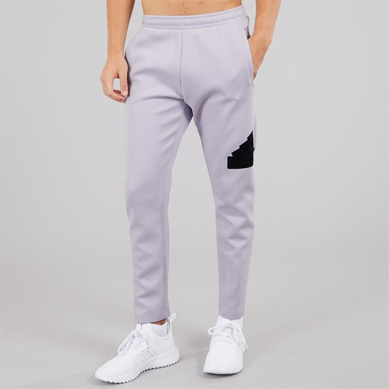 adidas Mens Future Icons Badge Of Sport Joggers Silver Dawn - Image 3