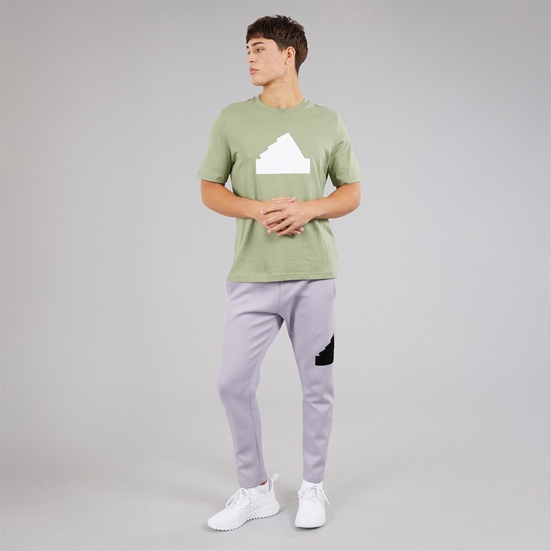 adidas Mens Future Icons Badge Of Sport Joggers Silver Dawn - Image 4