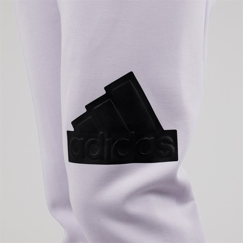 adidas Mens Future Icons Badge Of Sport Joggers Silver Dawn - Image 5