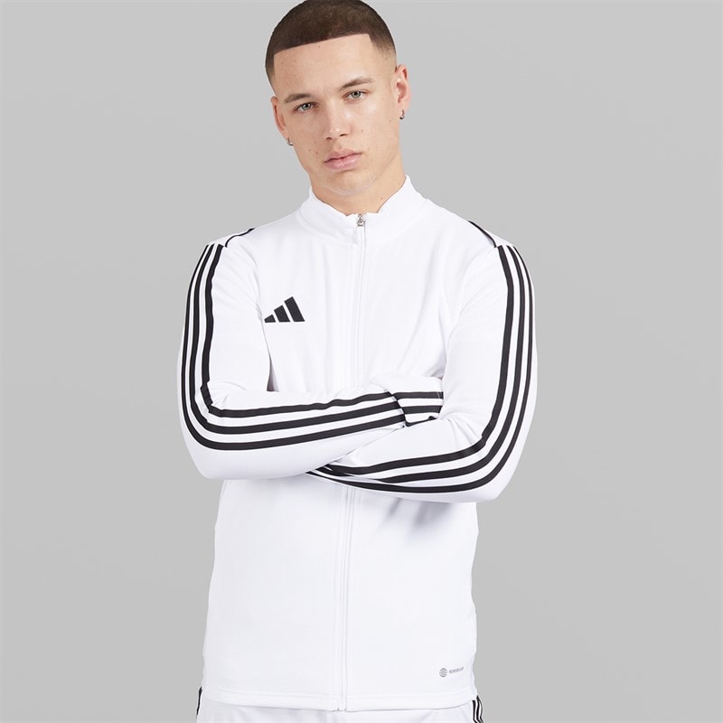 adidas Mens Tiro 23 Track Jacket White/Black - Image 1
