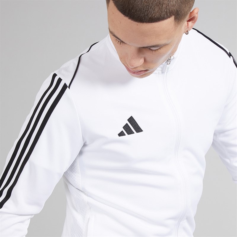 adidas Mens Tiro 23 Track Jacket White/Black - Image 3