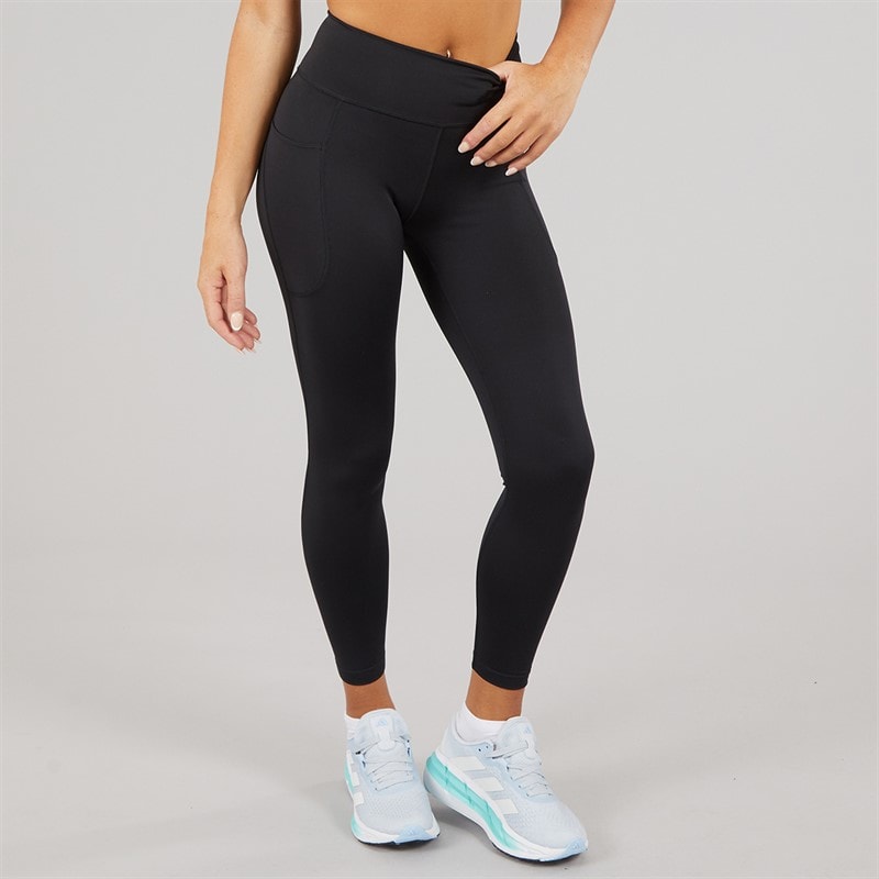 adidas Womens Dailyrun Aeroready 7/8 Tight Leggings Black - Image 2
