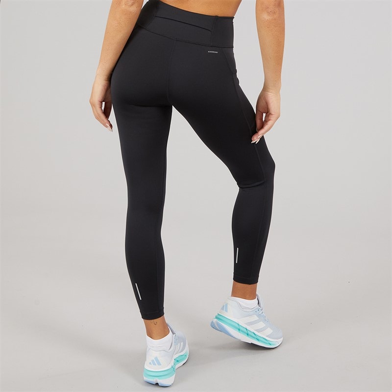 adidas Womens Dailyrun Aeroready 7/8 Tight Leggings Black - Image 3