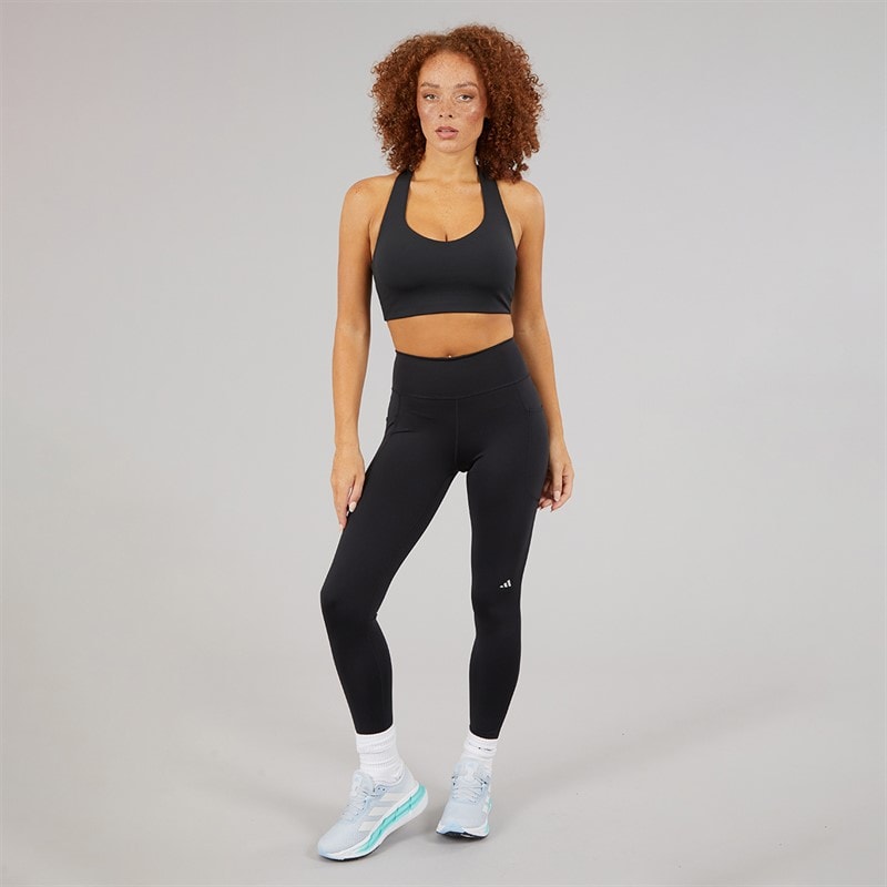 adidas Womens Dailyrun Aeroready 7/8 Tight Leggings Black - Image 4