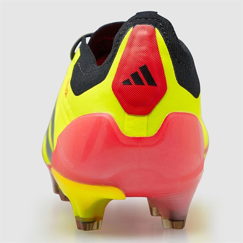 adidas Predator Elite FG Firm Ground Football Boots Team Solar Yellow 2/Core Black/Solar Red - Image 4