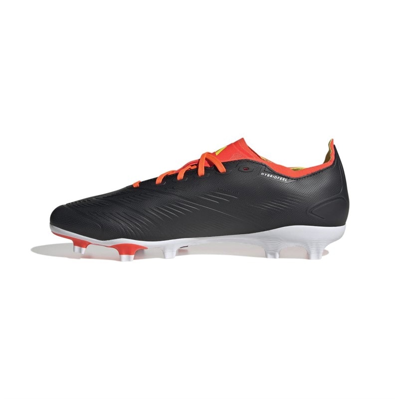 adidas Predator League FG Firm Ground Football Boots Core Black/Footwear White/Solar Red - Image 5