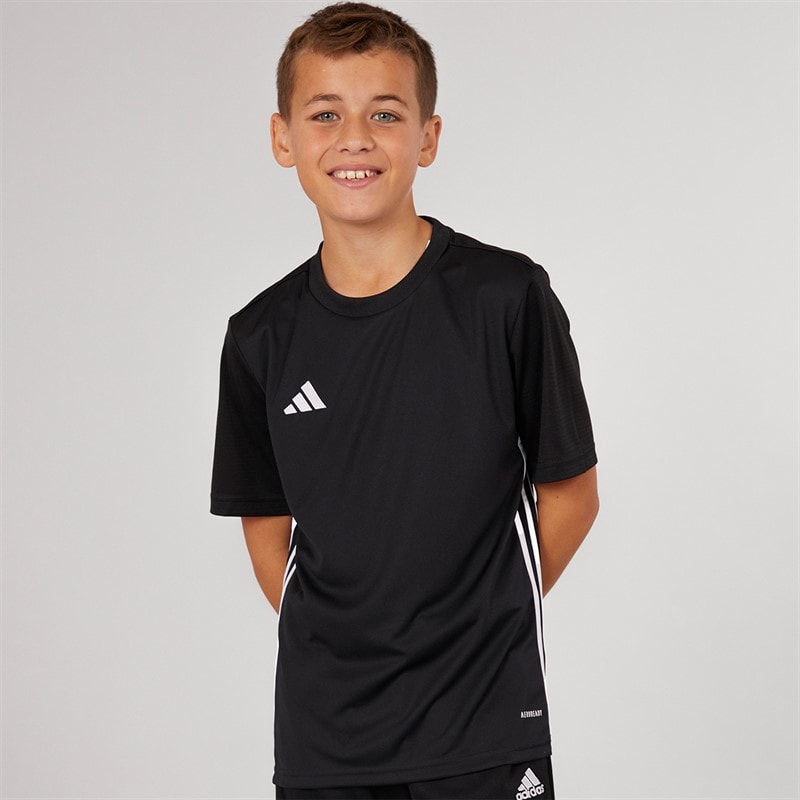 adidas Junior Tabela 23 T-Shirt Black/White - Image 3