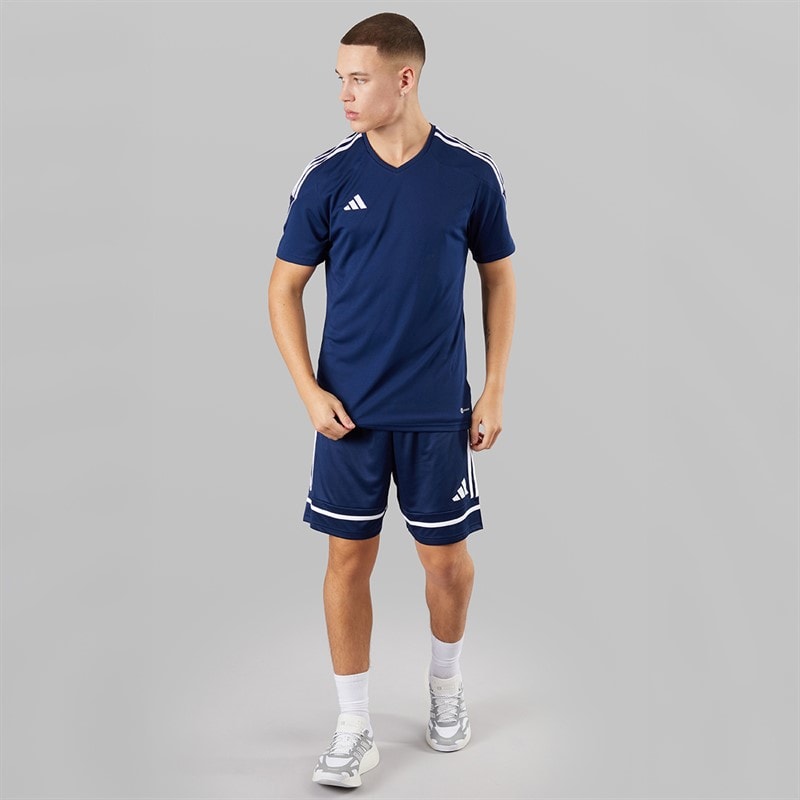 adidas Mens Squadra 25 Training Shorts Team Navy Blue/White - Image 4