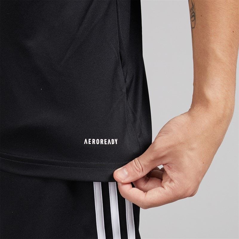 adidas Mens Squadra 25 Training T-Shirt Black/White - Image 5
