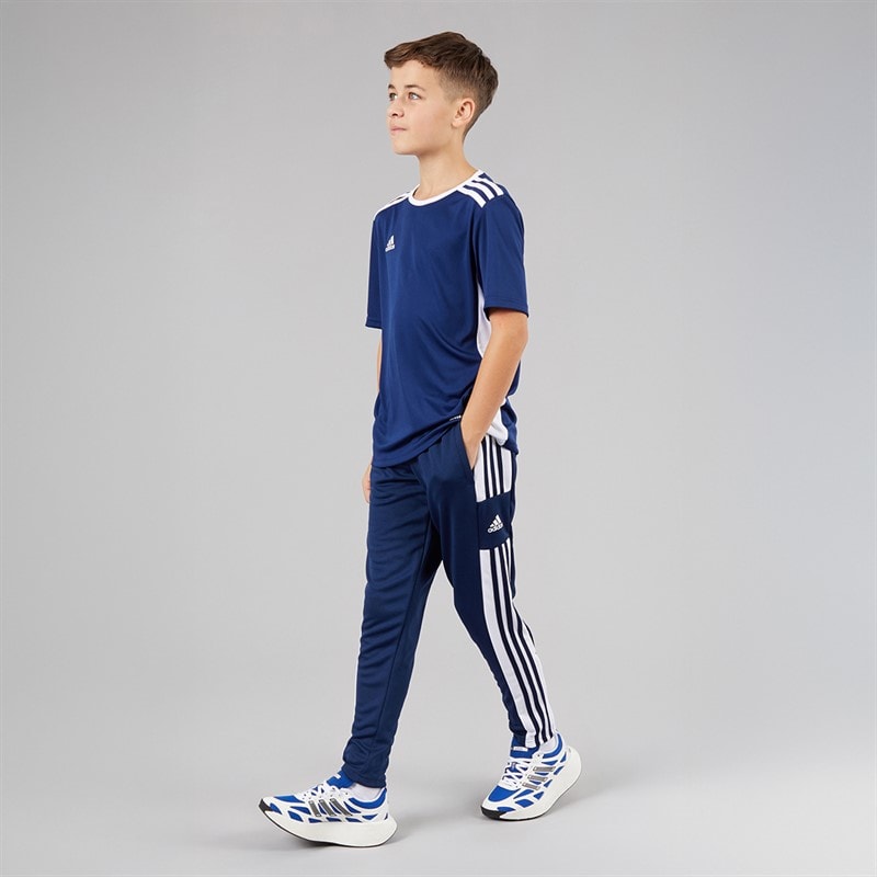 adidas Junior Squadra 21 Track Pants Navy Blue/White - Image 4