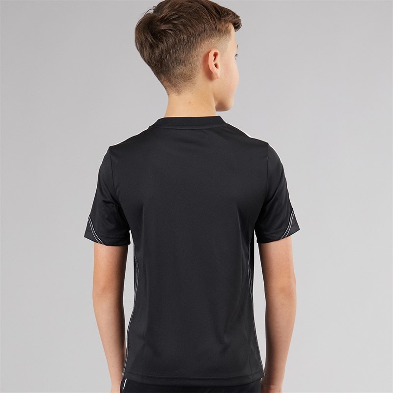 adidas Junior Tiro 23 Club Training T-Shirt Black/White - Image 2