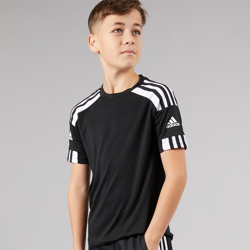 adidas Junior Squadra 21 Training T-Shirt Black/White - Image 1