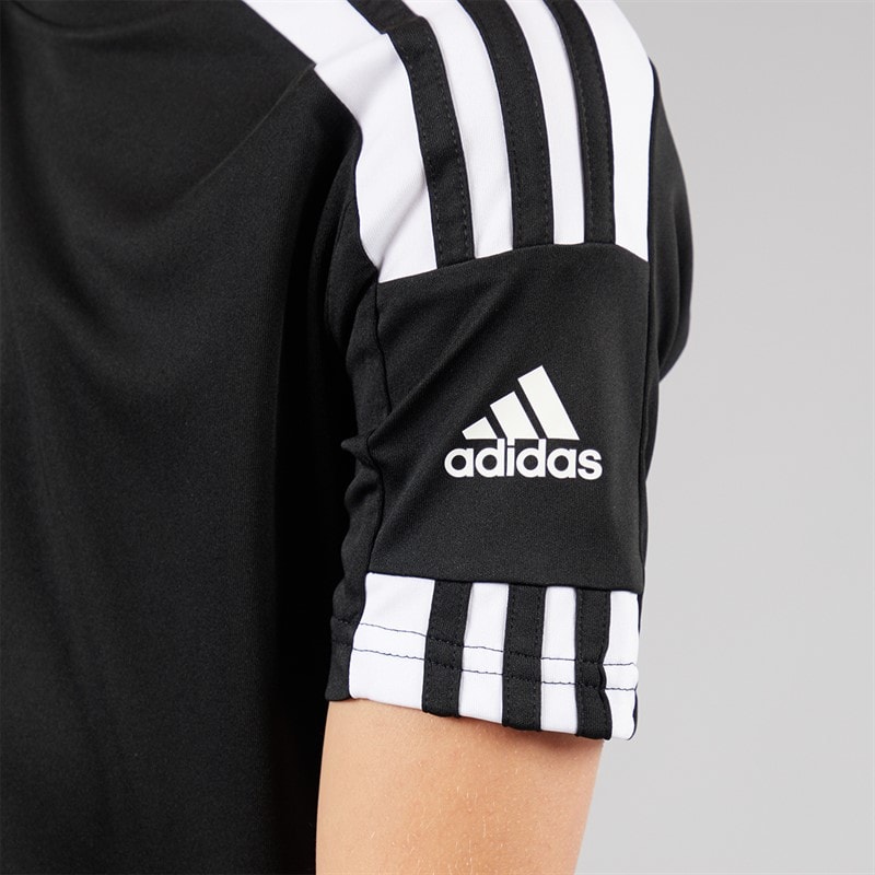 adidas Junior Squadra 21 Training T-Shirt Black/White - Image 3