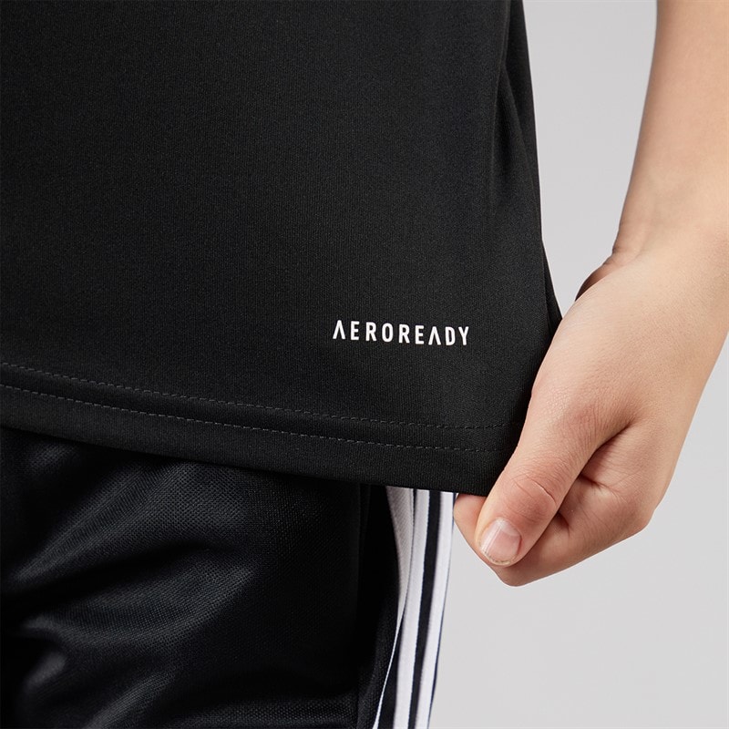 adidas Junior Squadra 21 Training T-Shirt Black/White - Image 5
