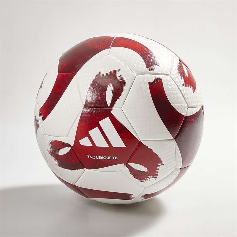 adidas Tiro League Match Football (IMS Certified) White/Team College Burgundy/Team College Red - Image 1