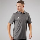 adidas Mens Entrada 22 Short Sleeve Polo Shirt Team Grey Four