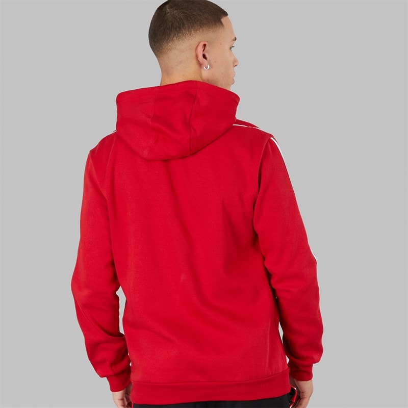 adidas Mens Tiro 23 League Pullover Sweat Hoodie Team Power Red - Image 2