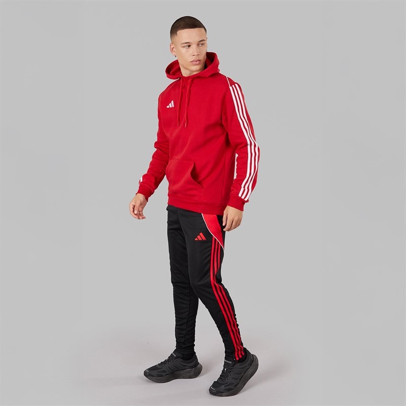 adidas Mens Tiro 23 League Pullover Sweat Hoodie Team Power Red - Image 4