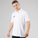 adidas Mens Entrada 22 Short Sleeve Polo Shirt White