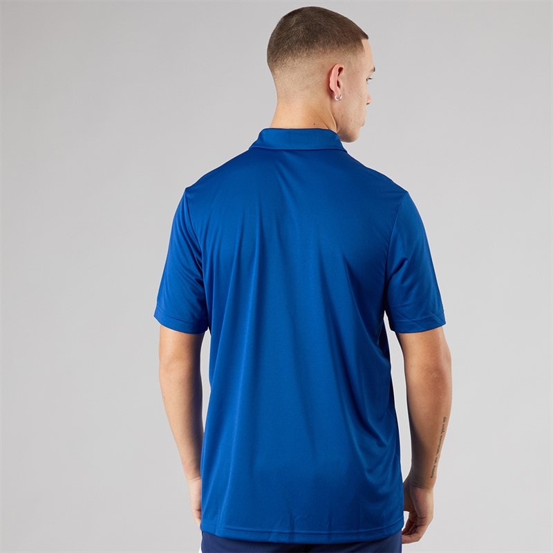 adidas Mens Entrada 22 Short Sleeve Polo Shirt Team Royal Blue - Image 2