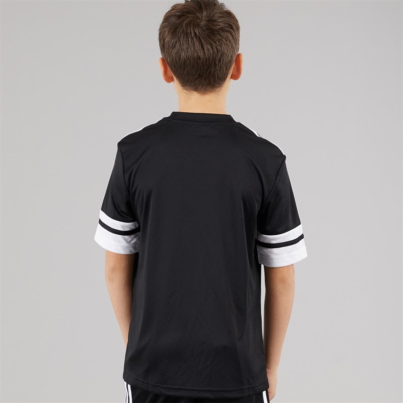 adidas Junior Squadra 25 T-Shirt Black/White - Image 2