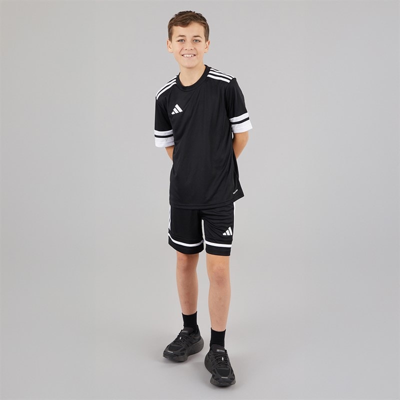 adidas Junior Squadra 25 T-Shirt Black/White - Image 4