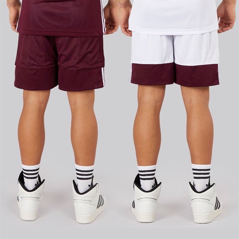 adidas Mens 3G Speed Reversible Basketball Shorts Maroon/White - Image 2