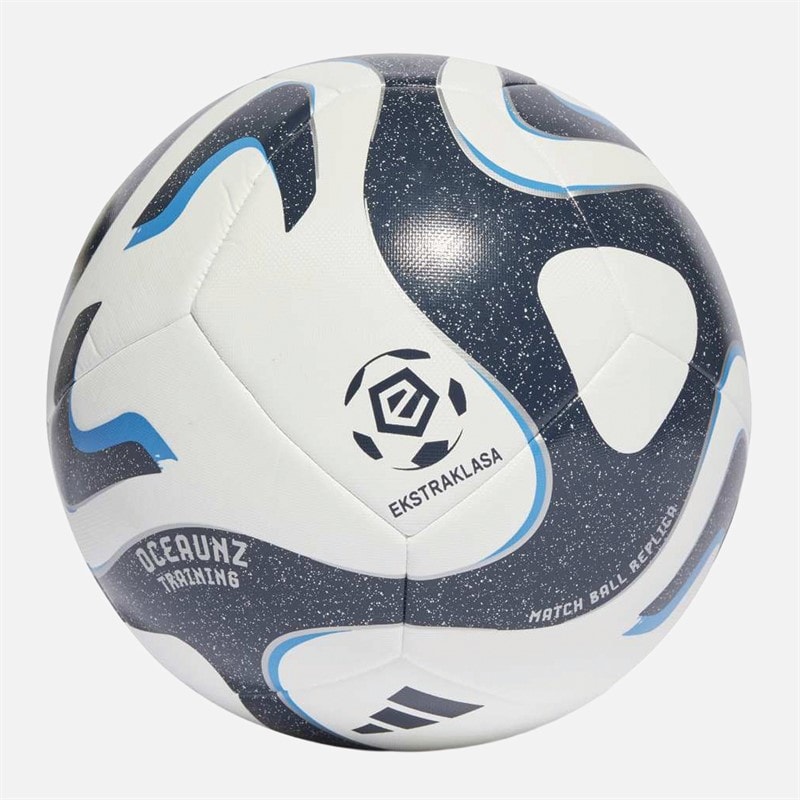 adidas Ekstraklasa Training Football White/Collegiate Navy/Bright Blue/Silver Metallic