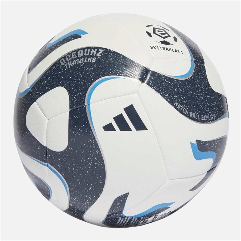 adidas Ekstraklasa Training Football White/Collegiate Navy/Bright Blue/Silver Metallic - Image 2