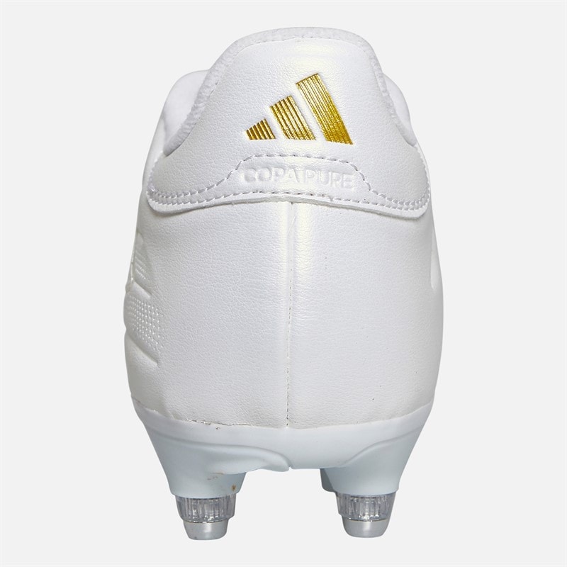 adidas Mens Copa Pure 2 League Dayspark Pack SG Soft Ground Football Boots Cloud White/Cloud White/Gold Metallic - Image 3