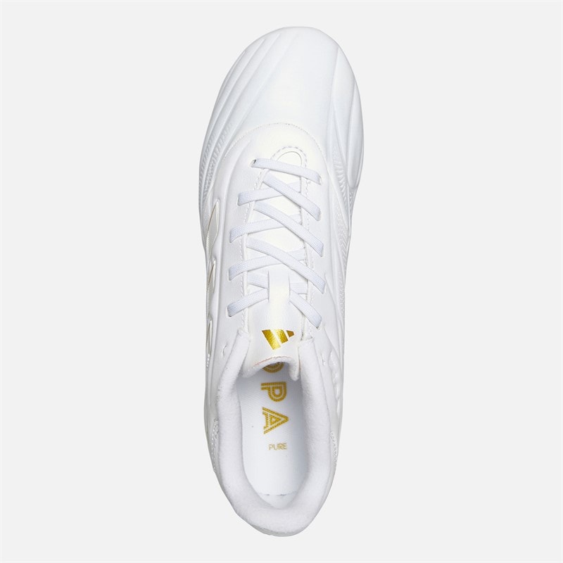 adidas Mens Copa Pure 2 League Dayspark Pack SG Soft Ground Football Boots Cloud White/Cloud White/Gold Metallic - Image 4