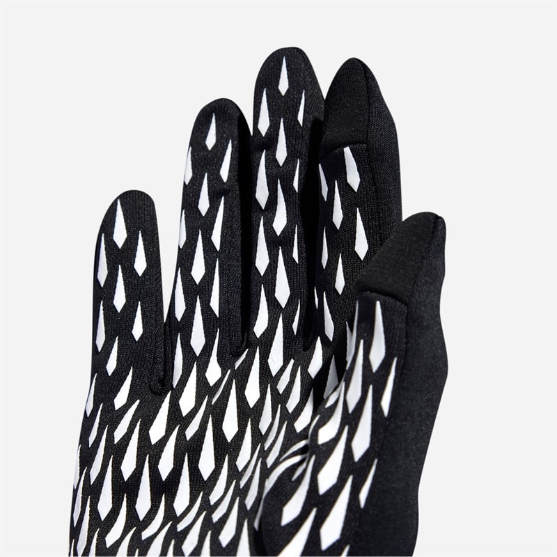 adidas Mens JFC Juventus Field Player Gloves Black/White - Image 2