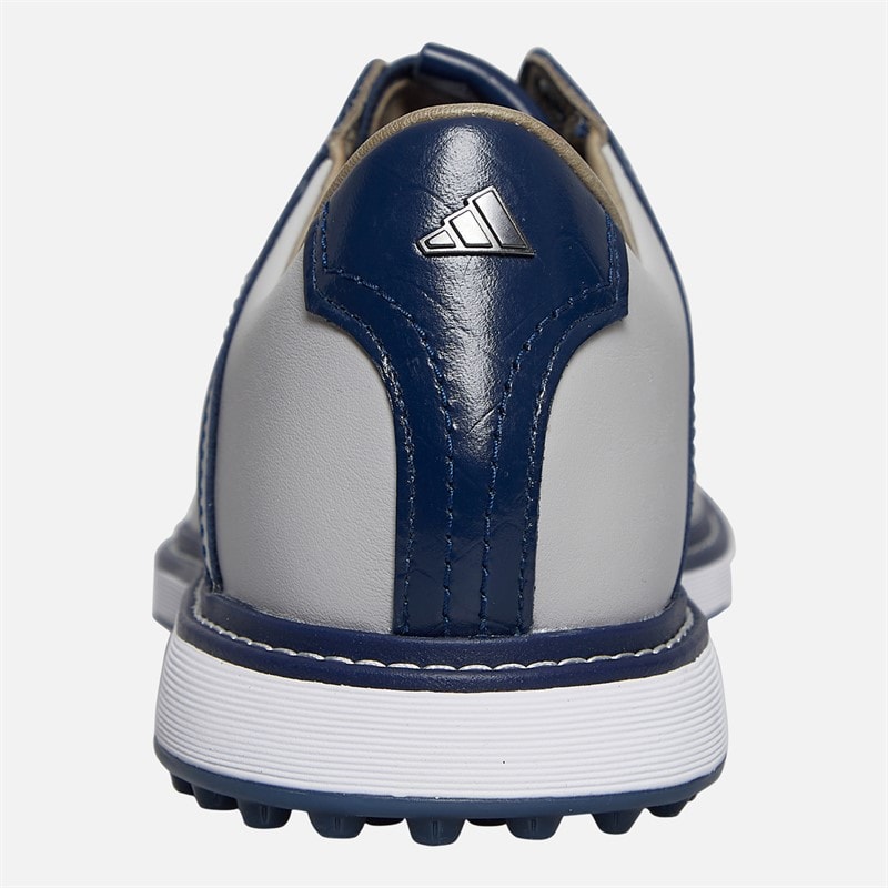 adidas Mens MC Z-Traxion Spikeless Waterproof Golf Shoes Grey Two/Collegiate Navy/Cloud White - Image 3