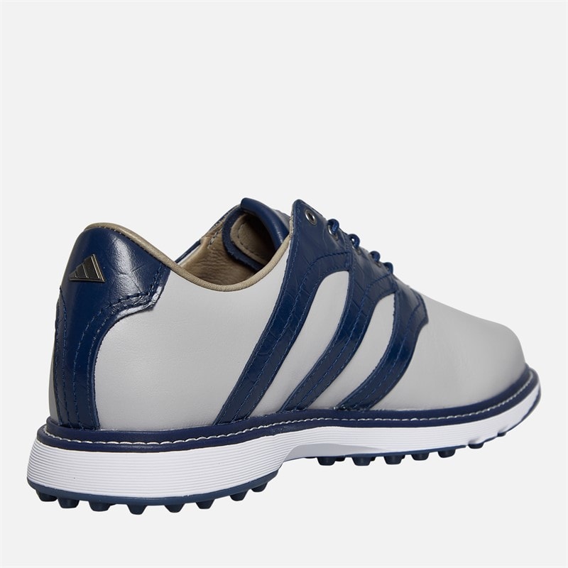 adidas Mens MC Z-Traxion Spikeless Waterproof Golf Shoes Grey Two/Collegiate Navy/Cloud White - Image 5