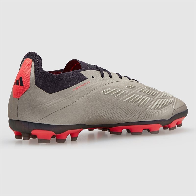 adidas Mens Predator Elite Vivid Horizon Pack 2G/3G AG Artificial Ground Football Boots Platin Metallic/Aurora Black/Carbon - Image 5