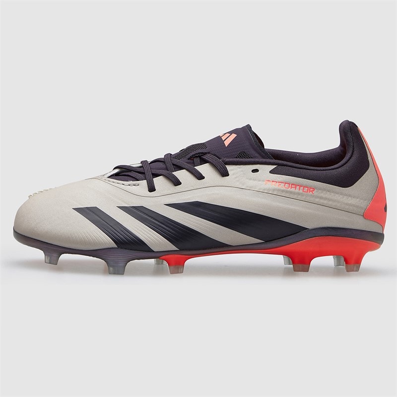 adidas Junior Predator Elite Vivid Horizon Pack FG Firm Ground Football Boots Platin Metallic/Aurora Black/Carbon - Image 2