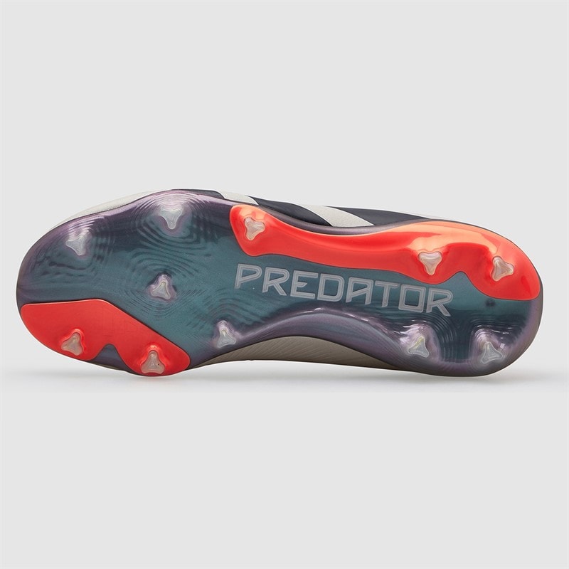 adidas Junior Predator Elite Vivid Horizon Pack FG Firm Ground Football Boots Platin Metallic/Aurora Black/Carbon - Image 3